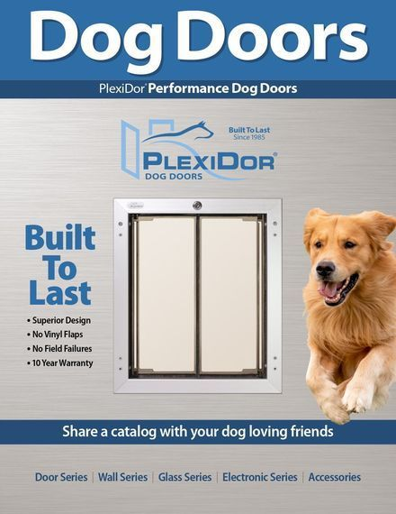 Catalog cover: Dog door, brand 