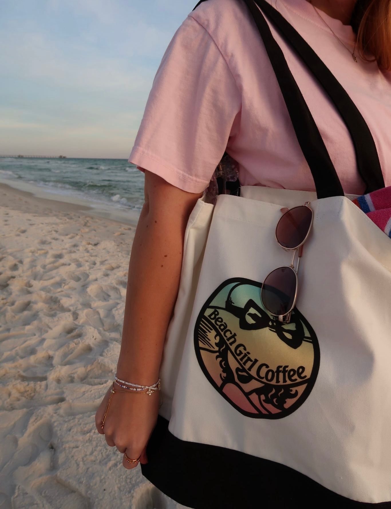 Beach Girl Logo Tote