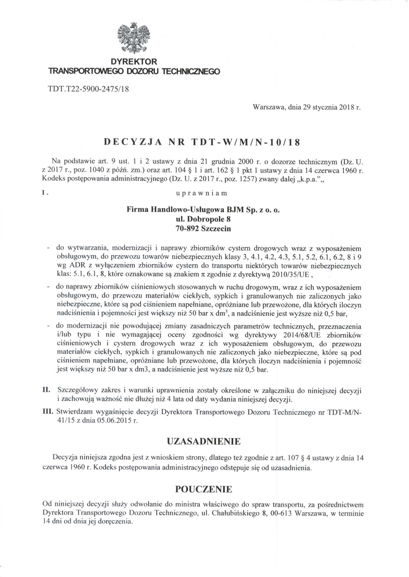 dokument uprawniający