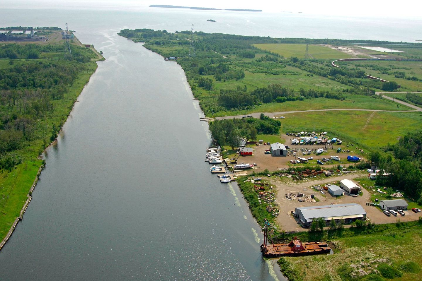 McKellar River in Thunder Bay, Ontario, Canada