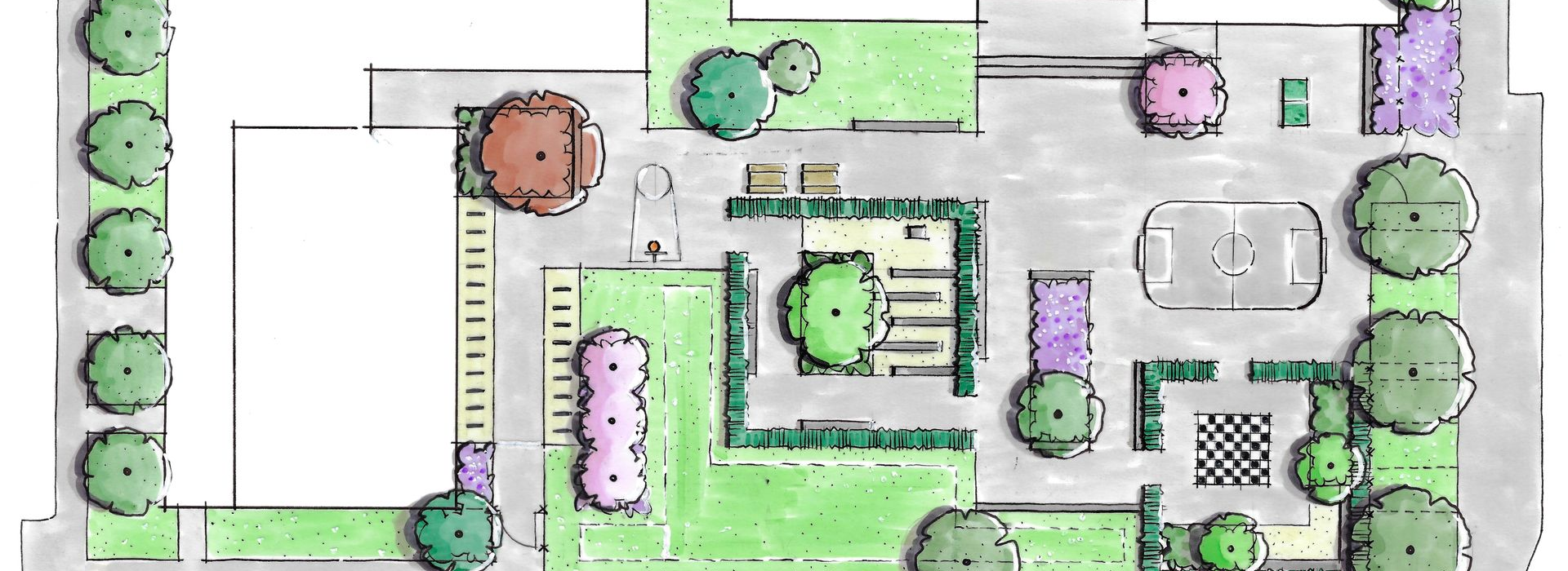 Ontwerp schoolplein