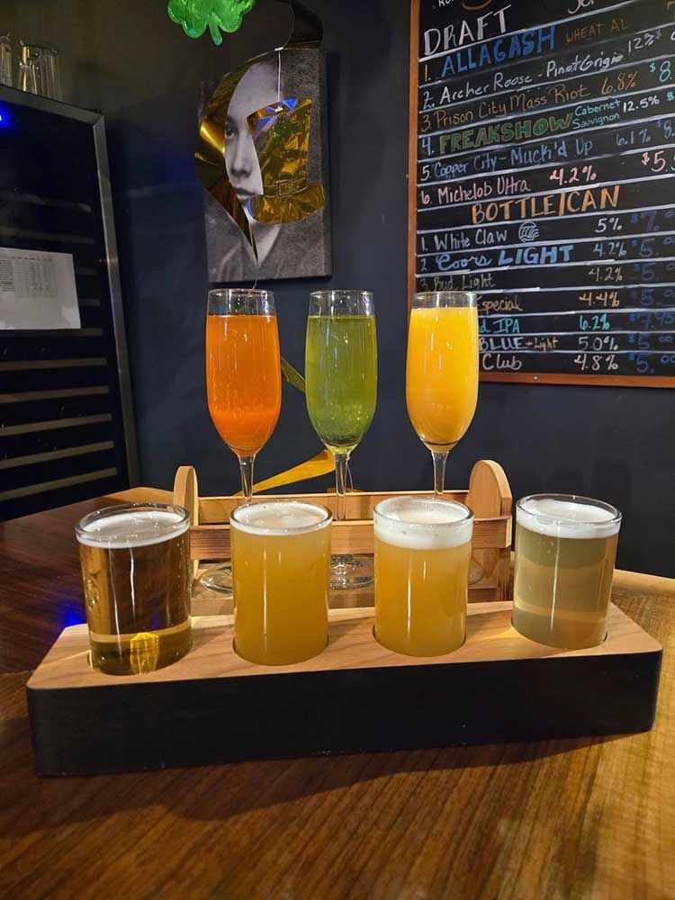 3 drinks glass
