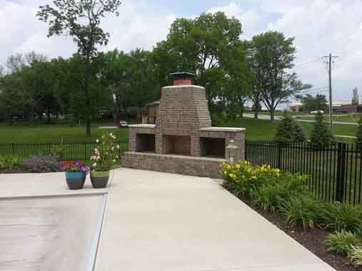 Fire place — Whiteland, IN — Cade Masonry, Inc.