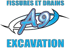 Fissures et drains A9 excavation logo