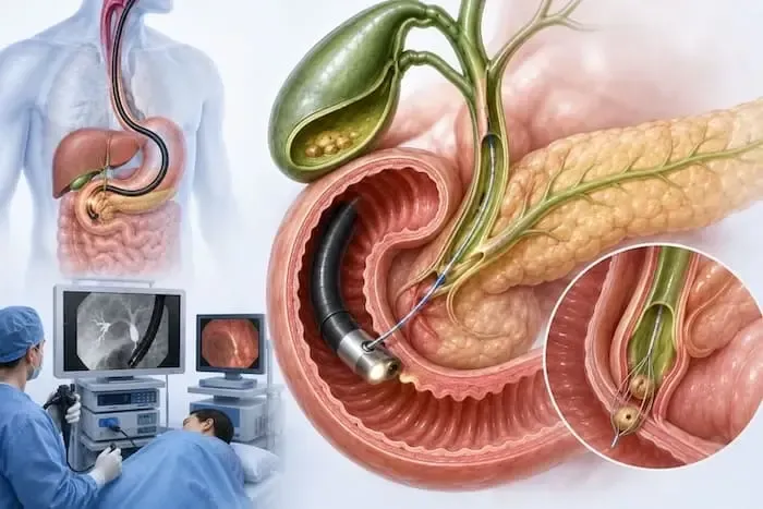 مناظير القنوات المرارية عبر منظار الأمعاء DBE ERCP