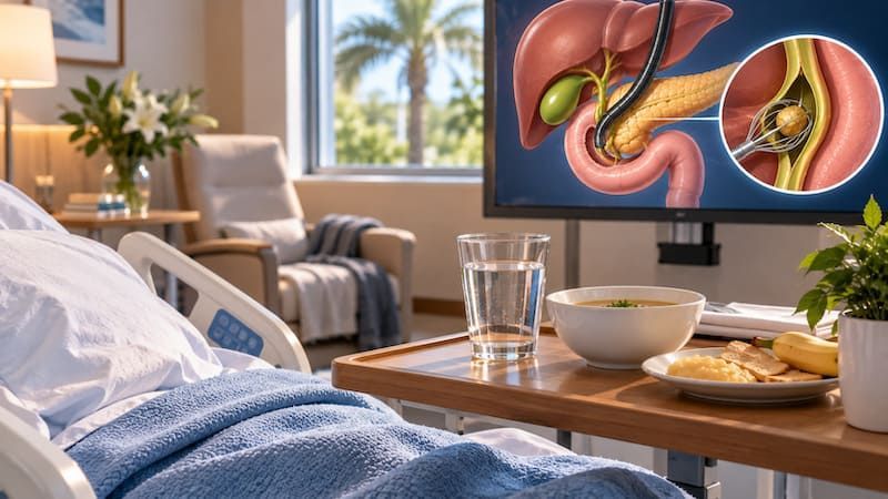 تعليمات ما بعد منظار القنوات المرارية ERCP