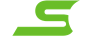 Green stylized letter S logo on a white background