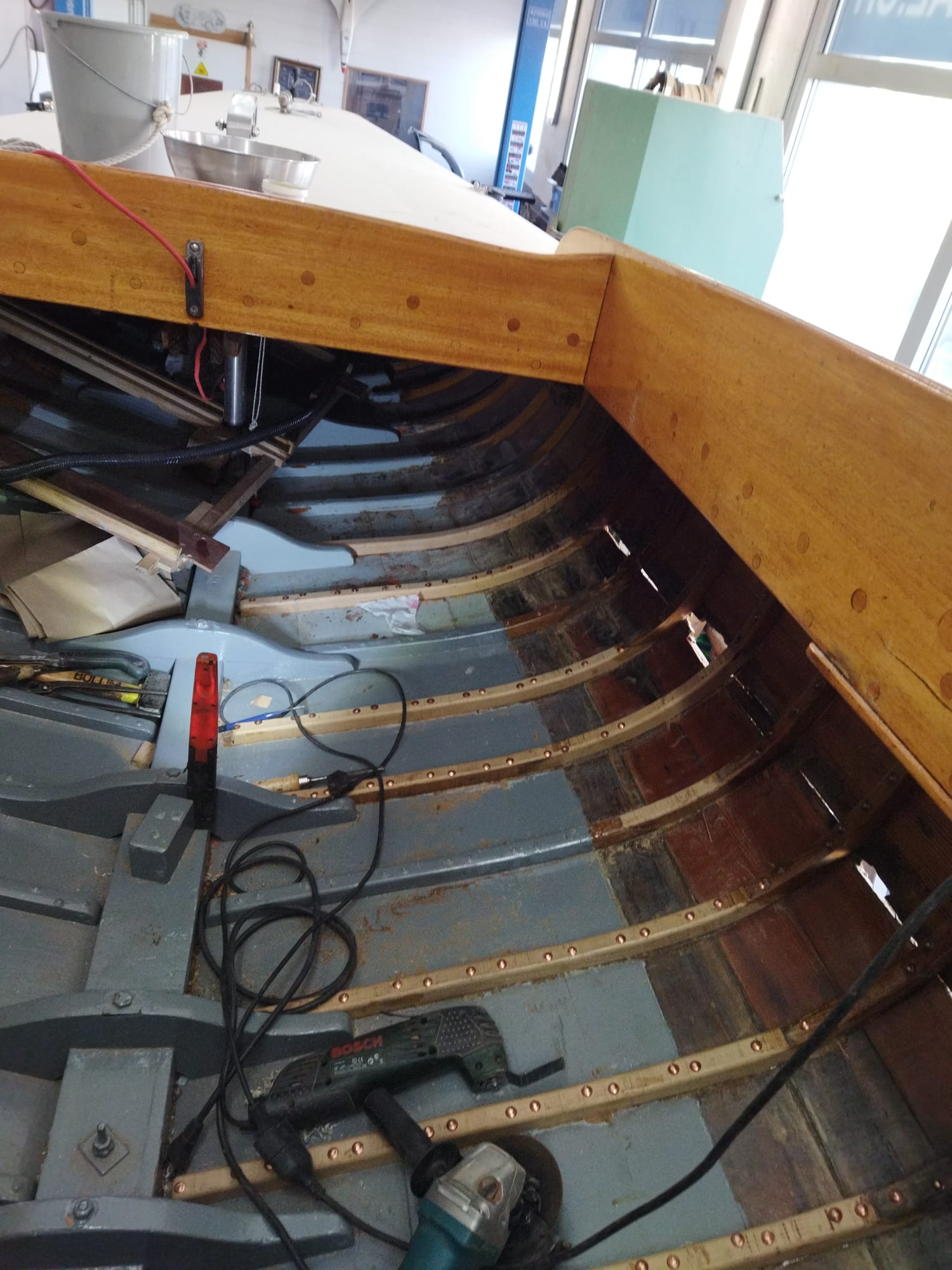 chantier naval balmer travail sur bateau