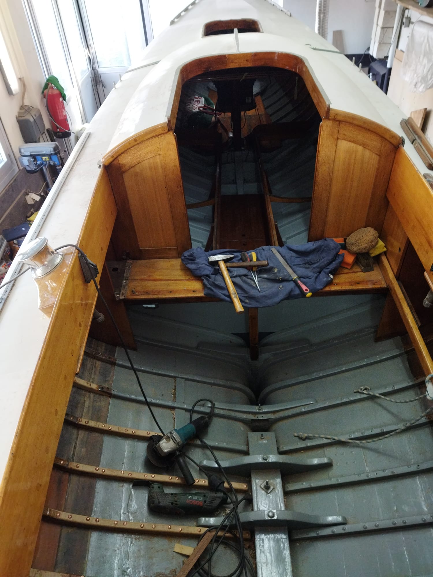 chantier naval balmer travail sur bateau