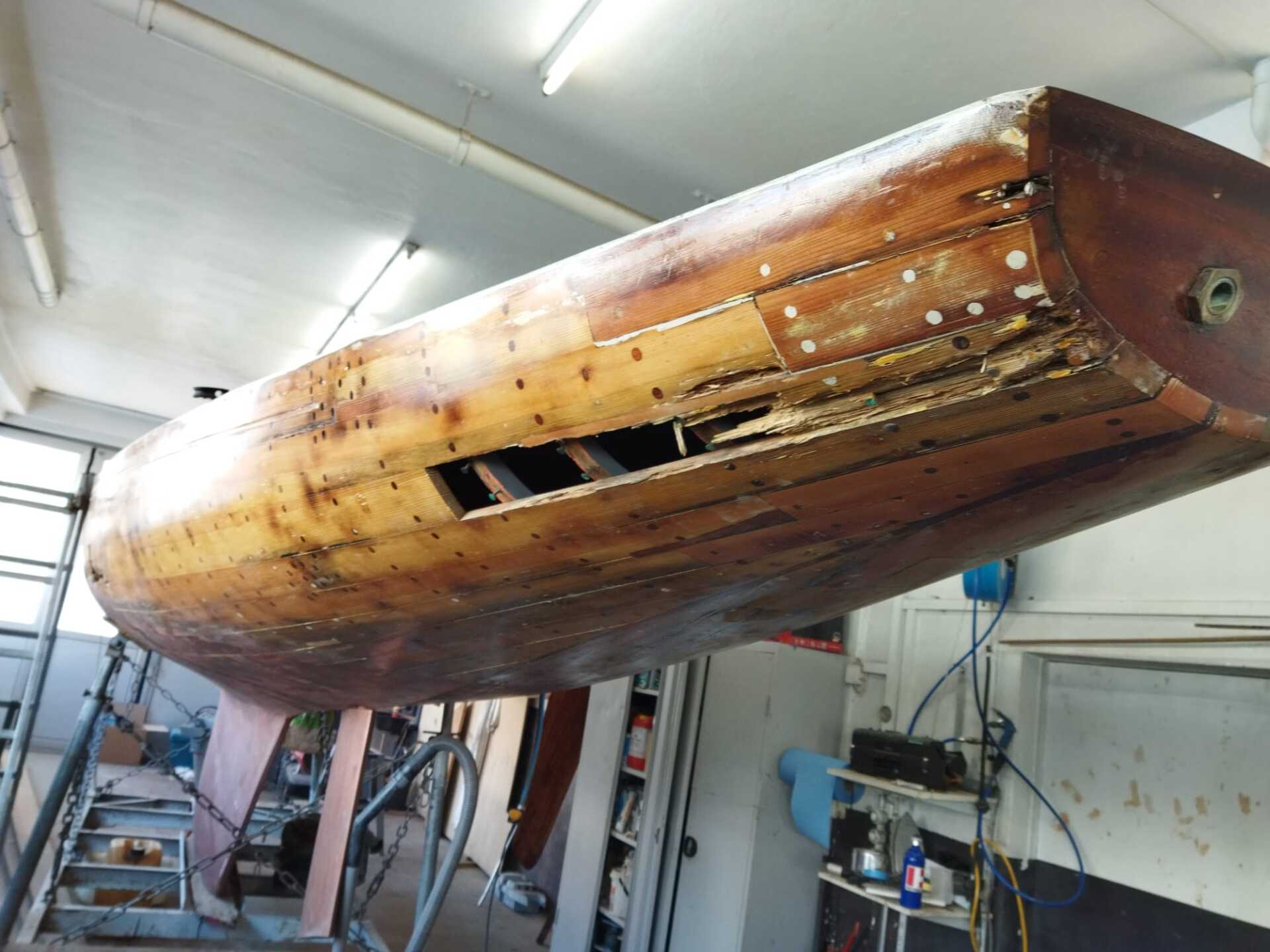 chantier naval balmer travail sur bateau