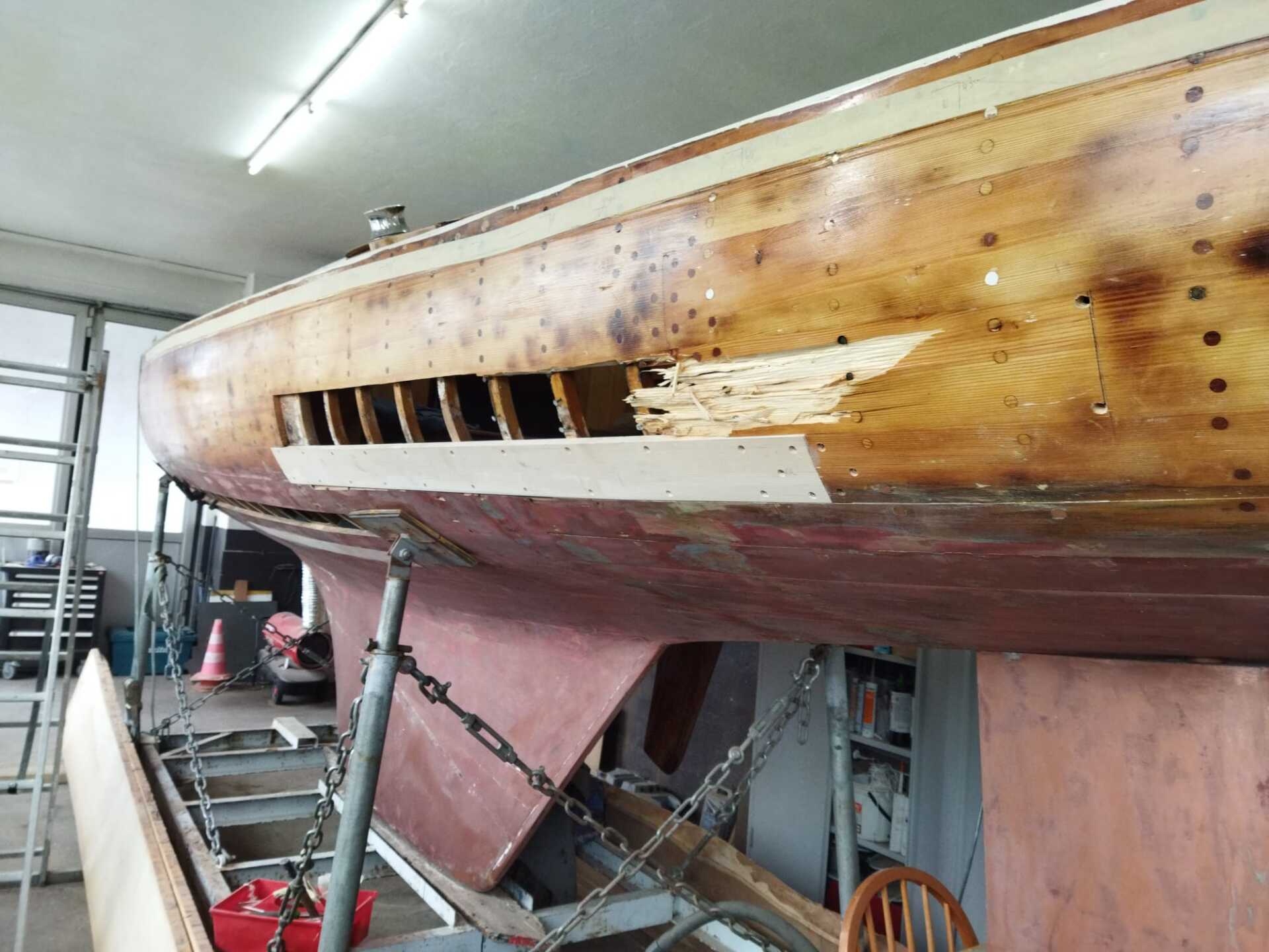 chantier naval balmer travail sur bateau technique