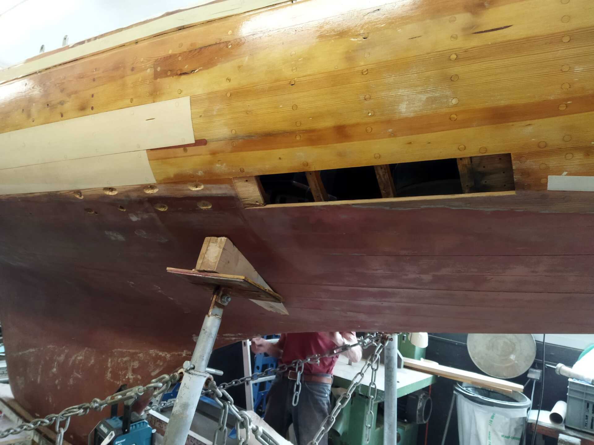 chantier naval balmer travail sur bateau technique