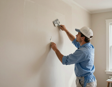 Drywall repair and texture matching