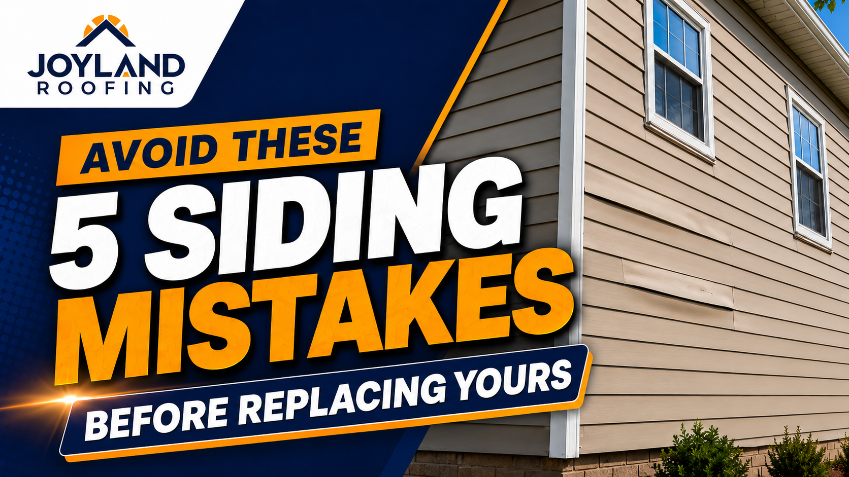 5 Siding Mistakes To Avoid Before Replacing Yours
