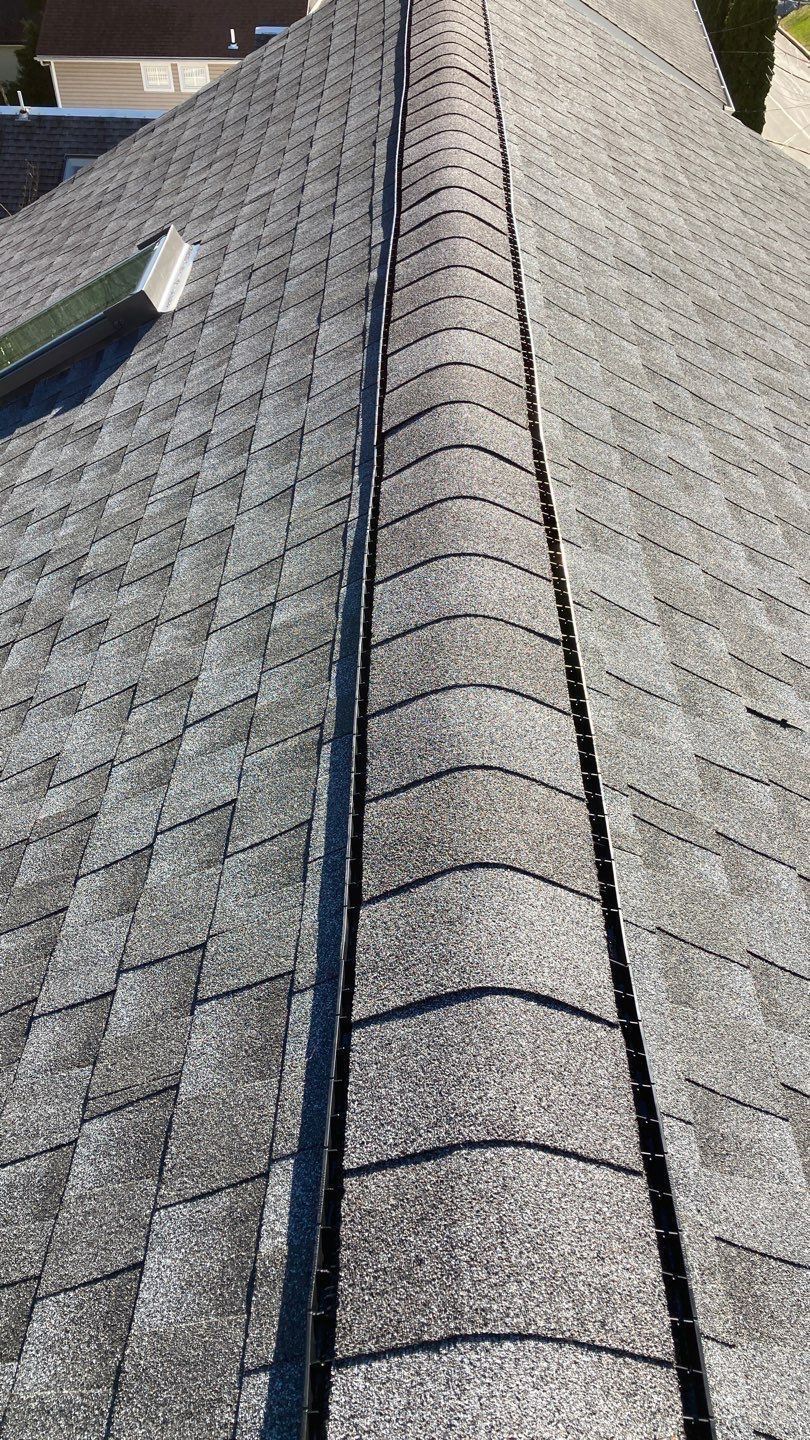 Architectural shingle roof installation on Rebel Hill Road in Conshohocken, PA
