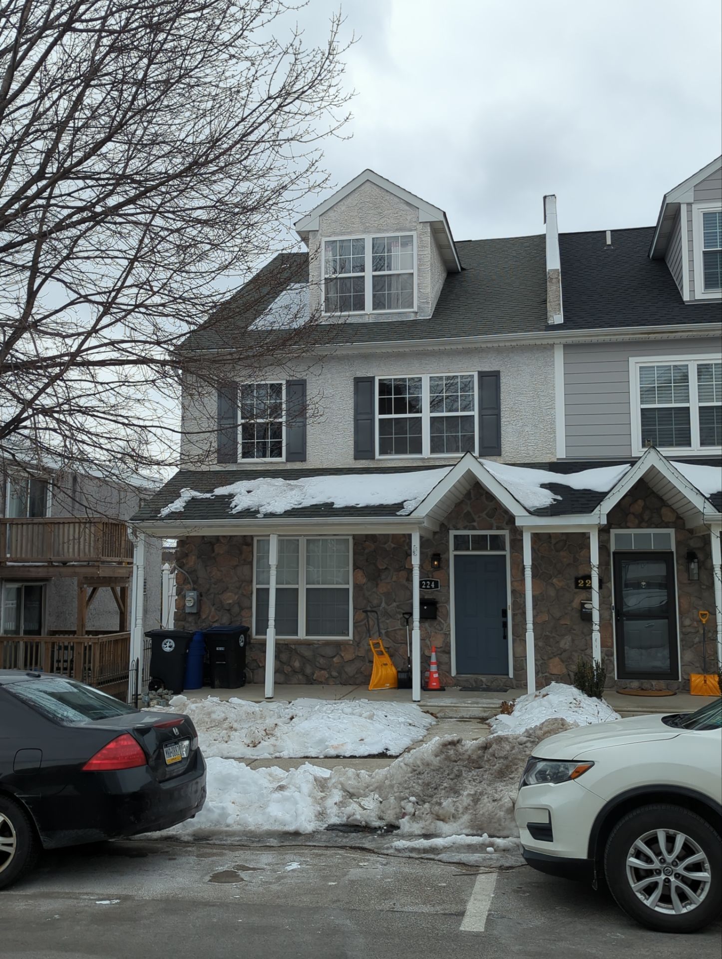 Asphalt shingle roof replacement on Maple Street in Conshohocken, PA