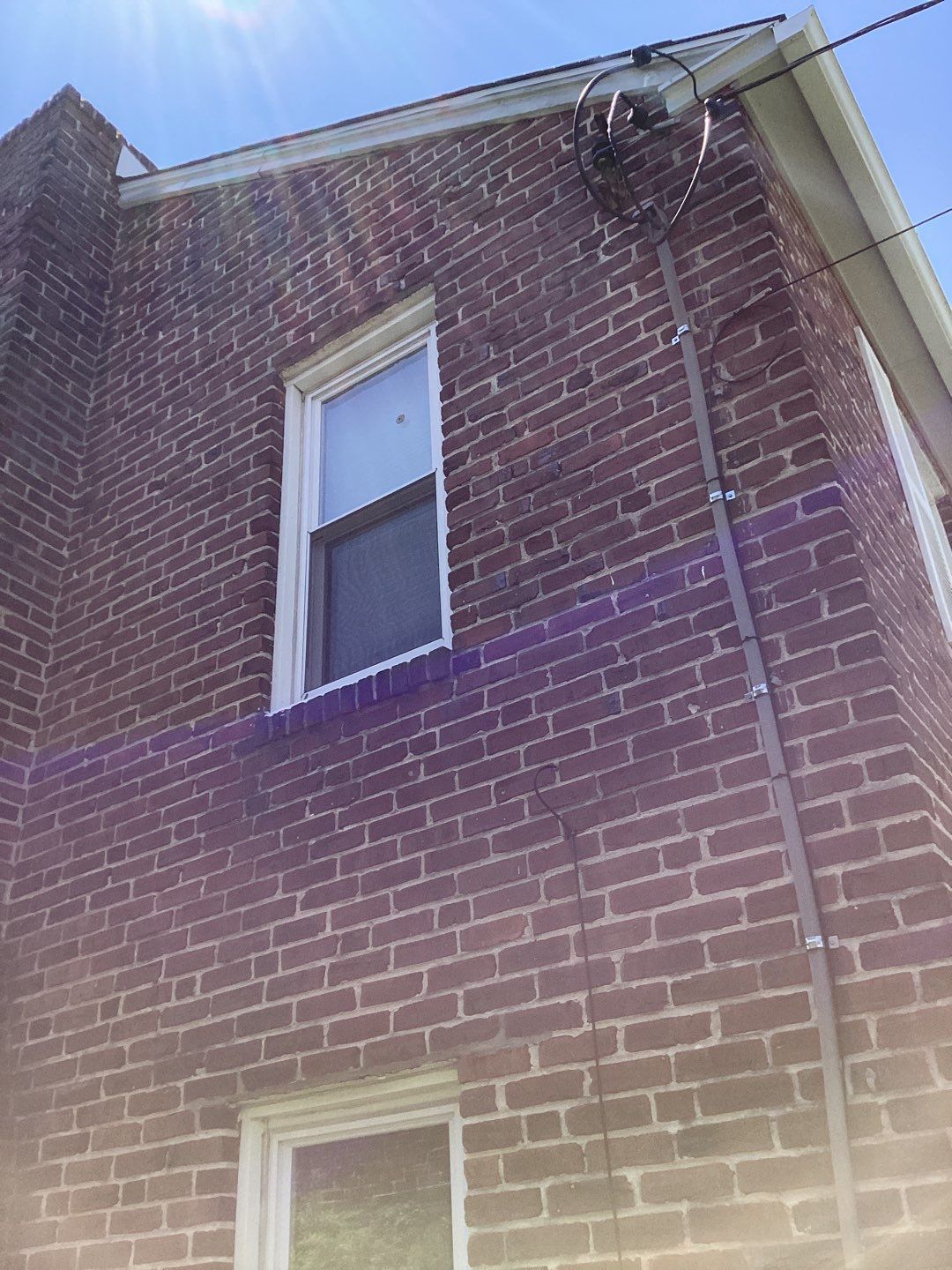 Exterior roofline and masonry inspection on Kenmore Road in Havertown PA