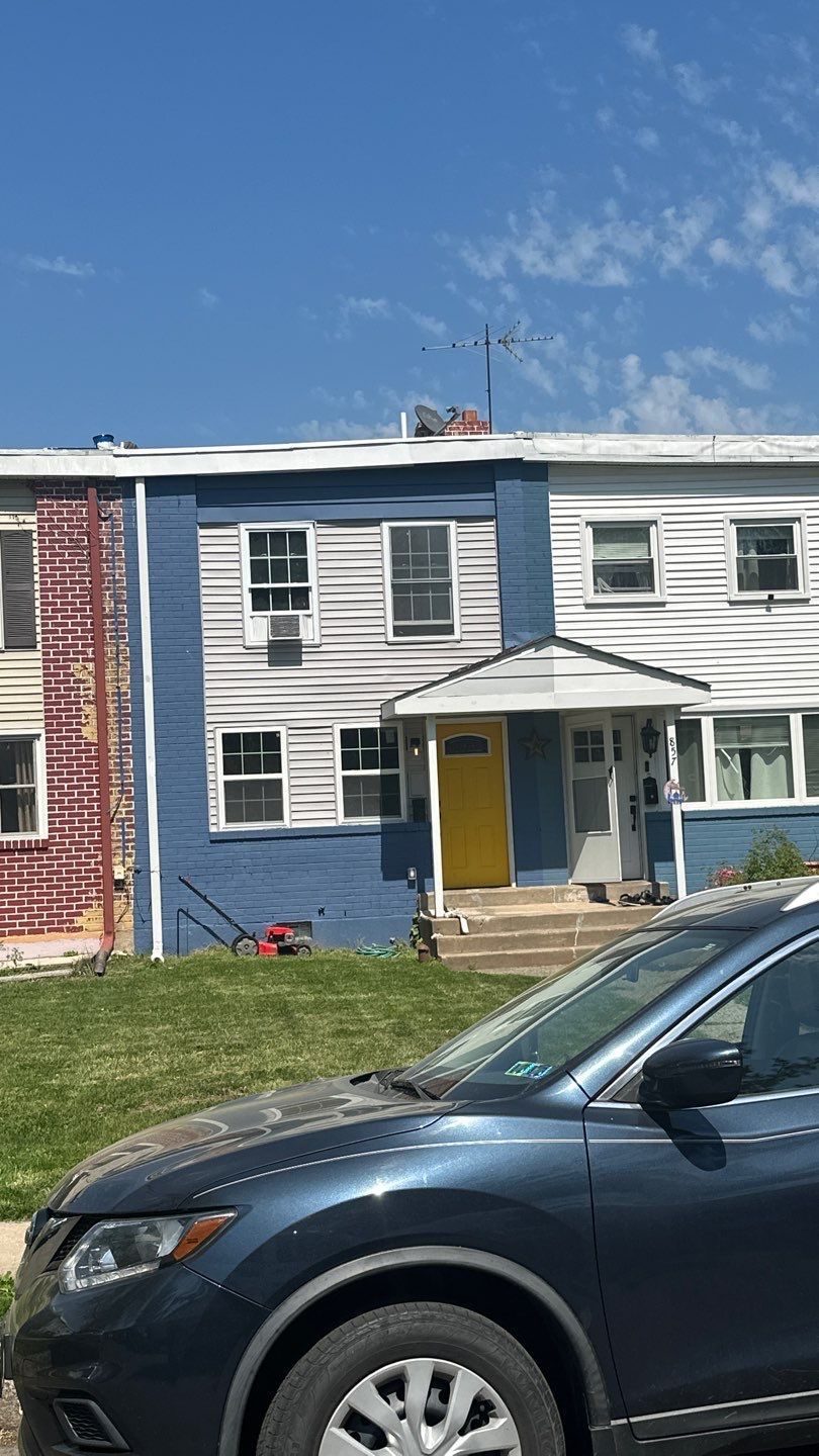 Flat roof roofing project on a residential home on Wedgewood Drive