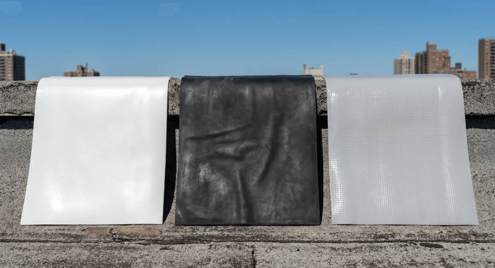 Three flat roof membrane types compared - a key factor in how long flat roofs last