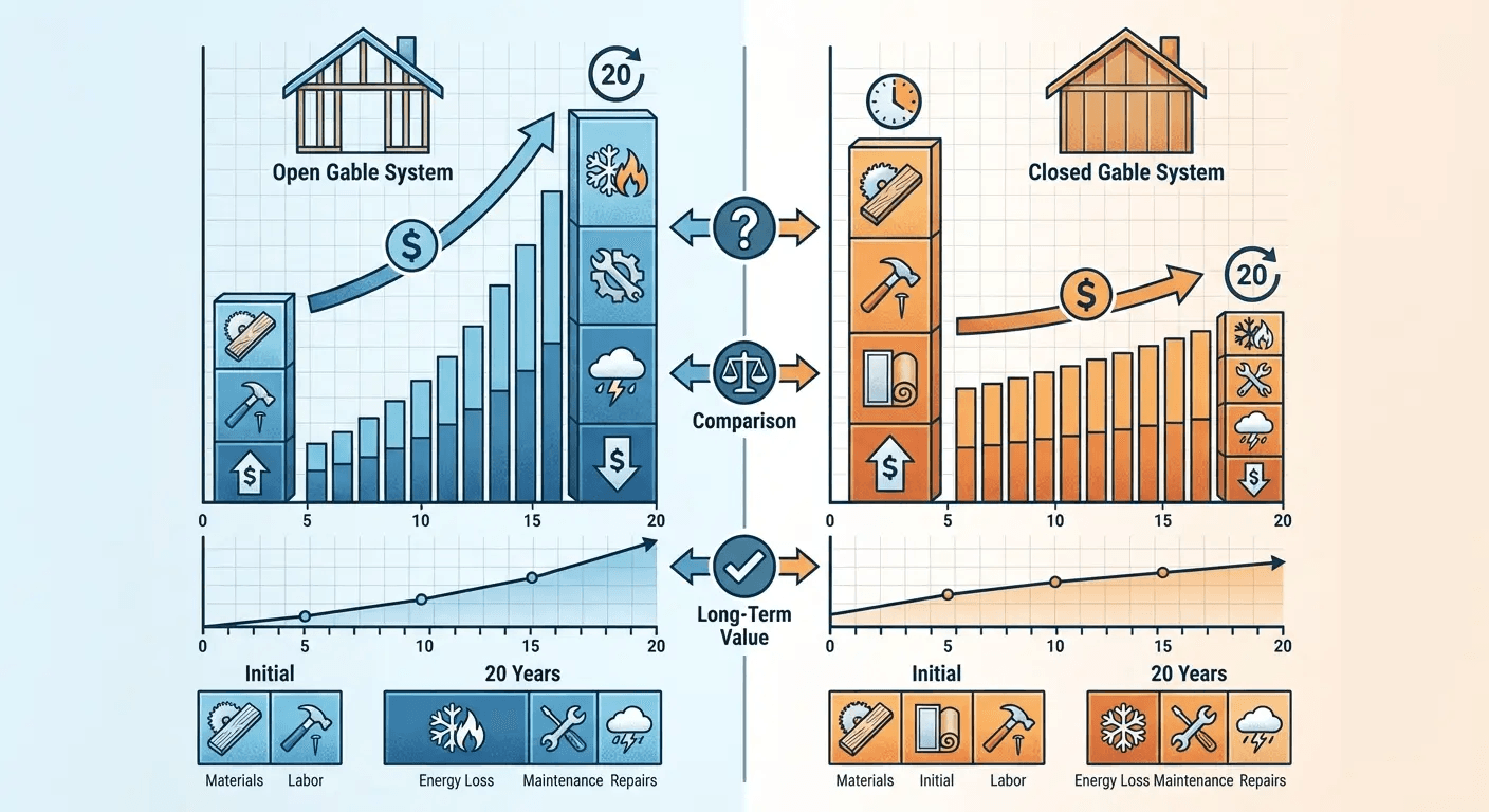 Roof construction cost comparison