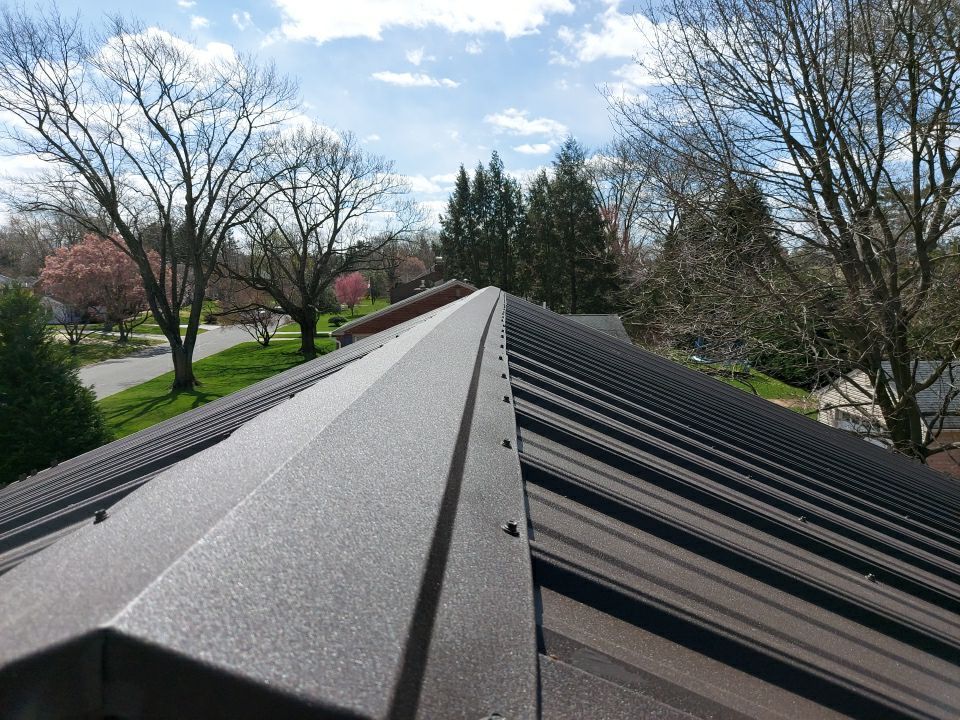 Metal roof installation completed on Cameron Drive