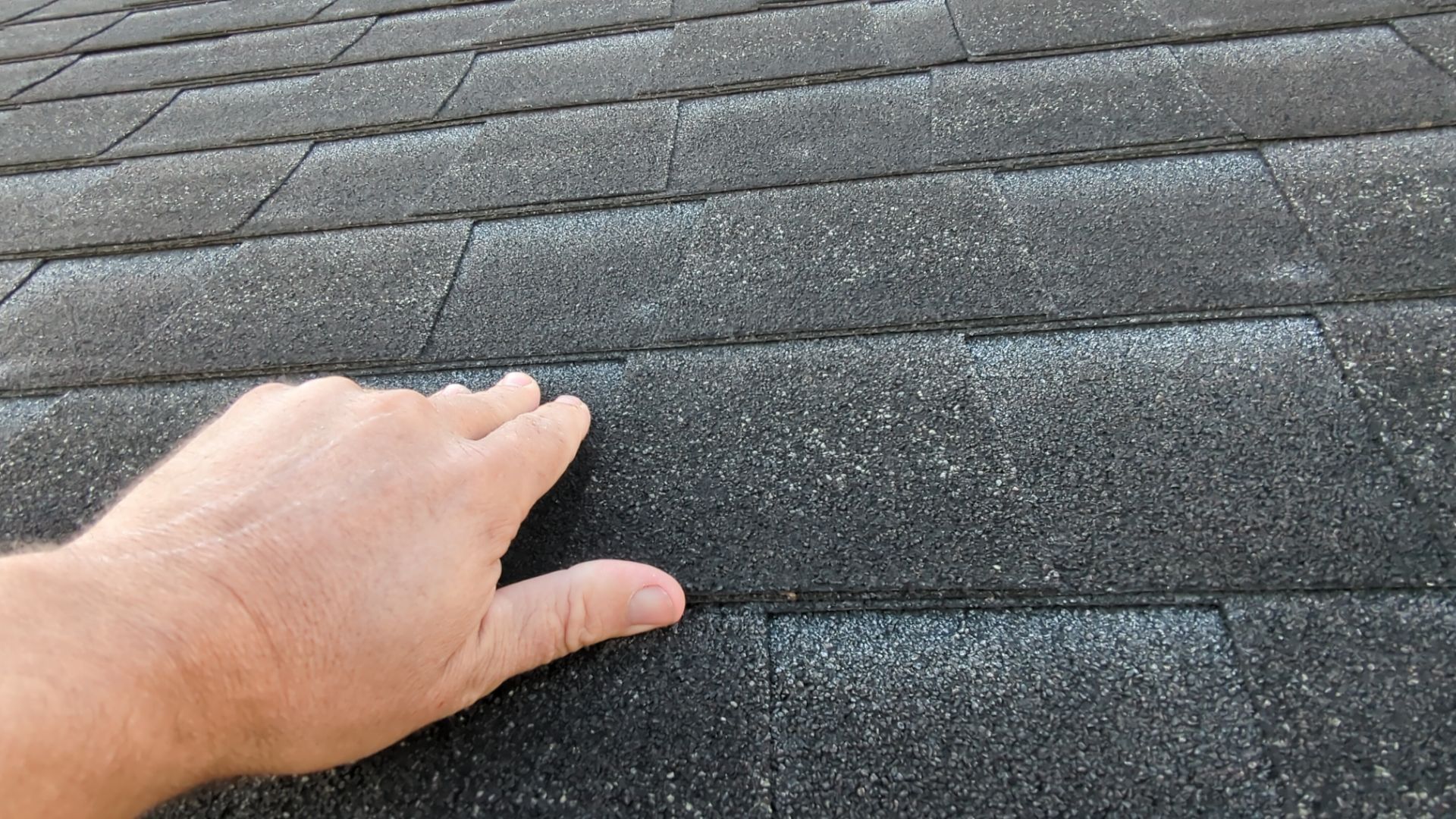 Architectural asphalt shingles installed during a roof replacement on Mill Stream Drive in Morgantown, PA.