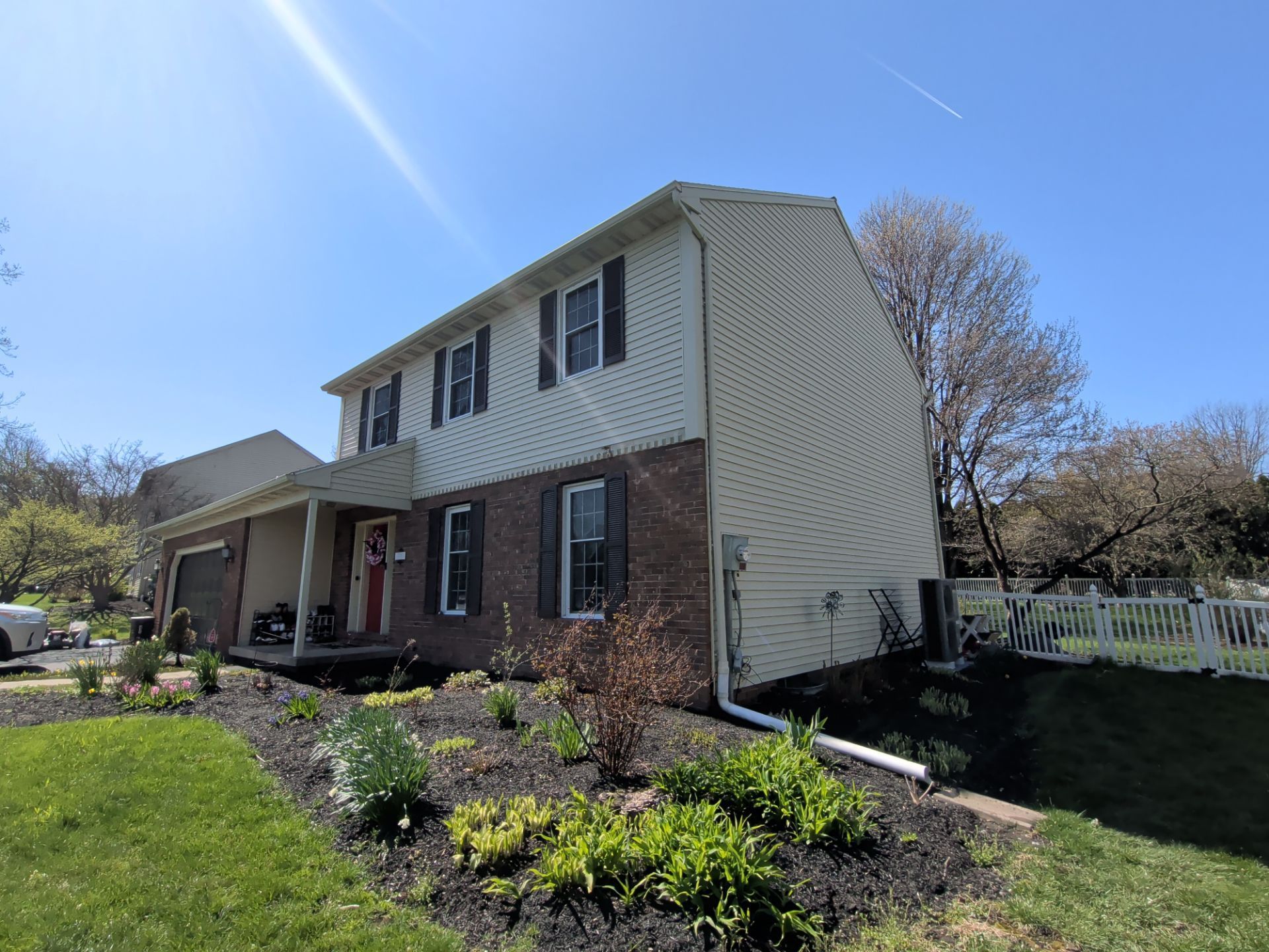 Home on Pennscott Drive in Landisville, PA receiving a professional roof inspection by Joyland Roofing.