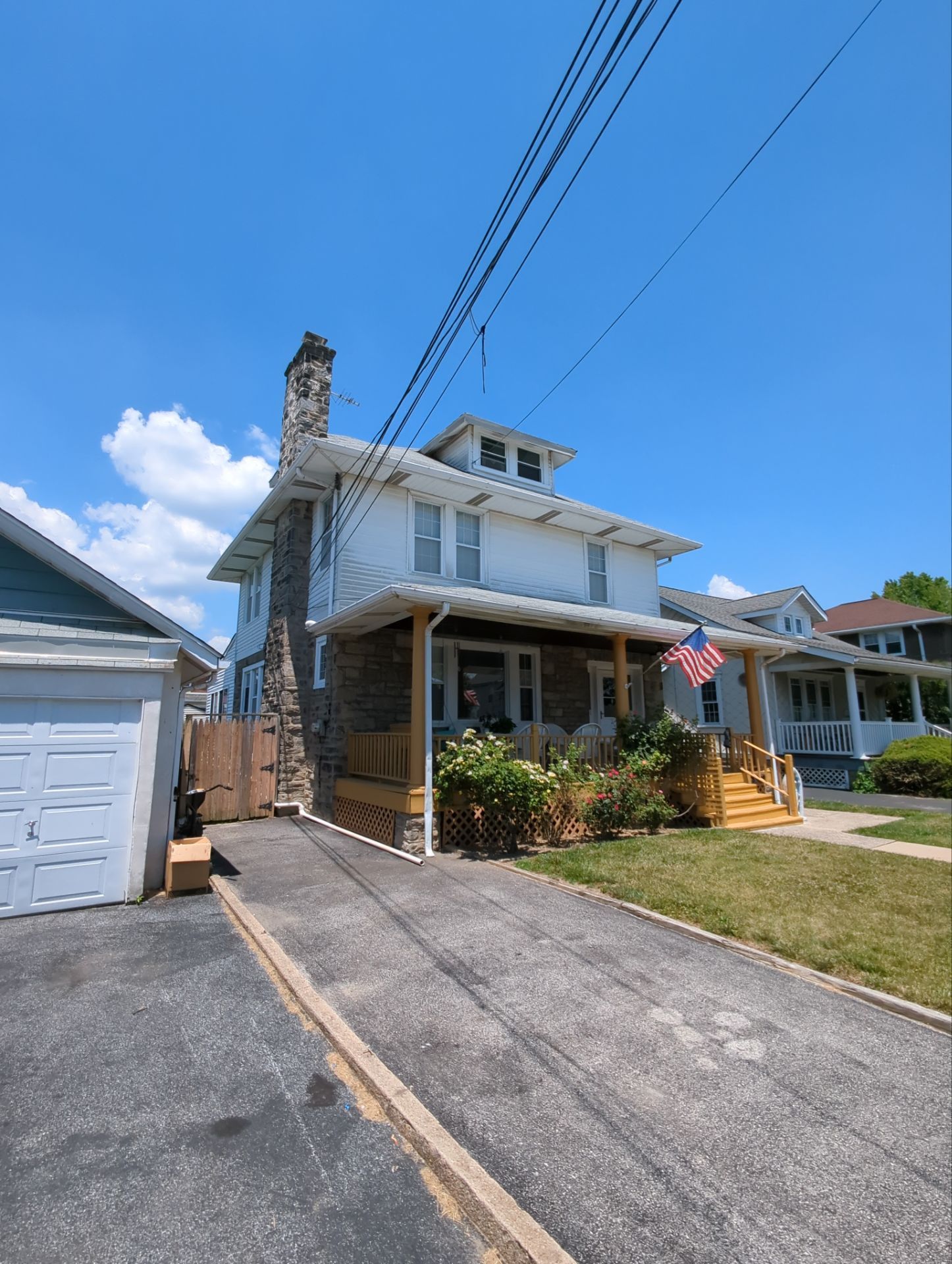 Residential roofing project on Johnson Avenue in Ridley Park PA
