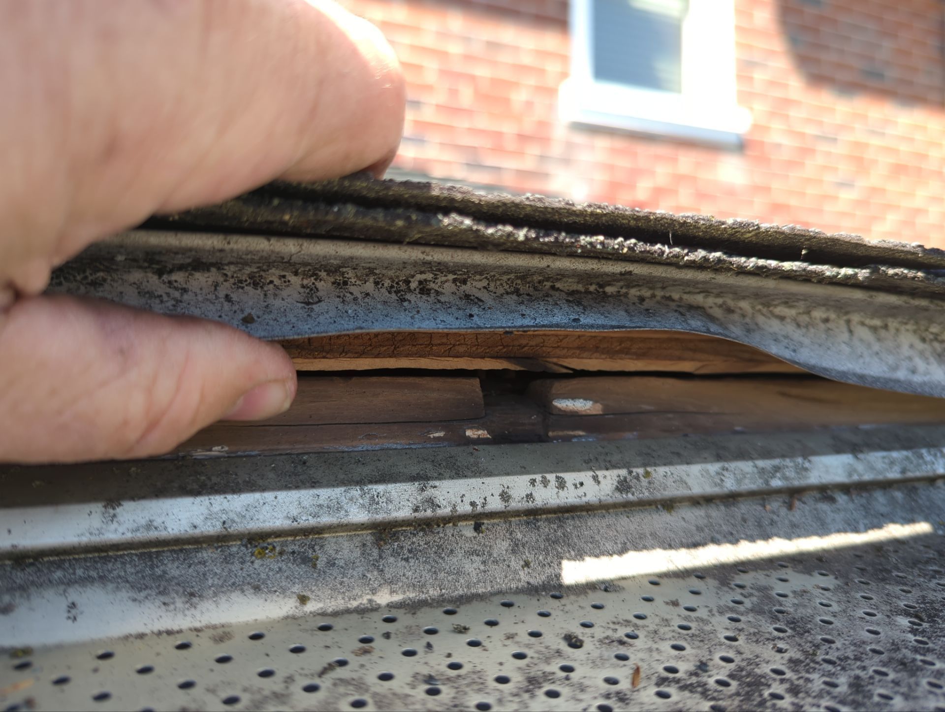 Water-damaged roof sheathing identified by Joyland Roofing in Lancaster, PA.