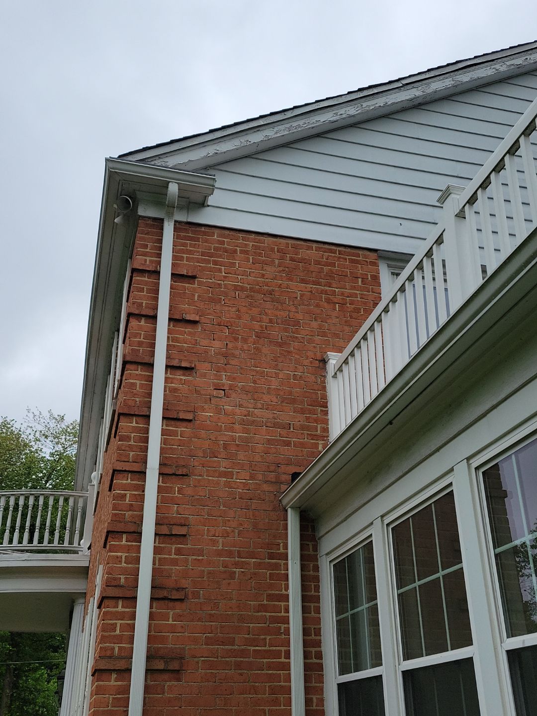 Roof edge and fascia repair on a residential home in Wyndmoor, PA