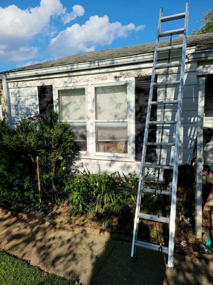 Residential roof inspection on Forge Road in King of Prussia, PA