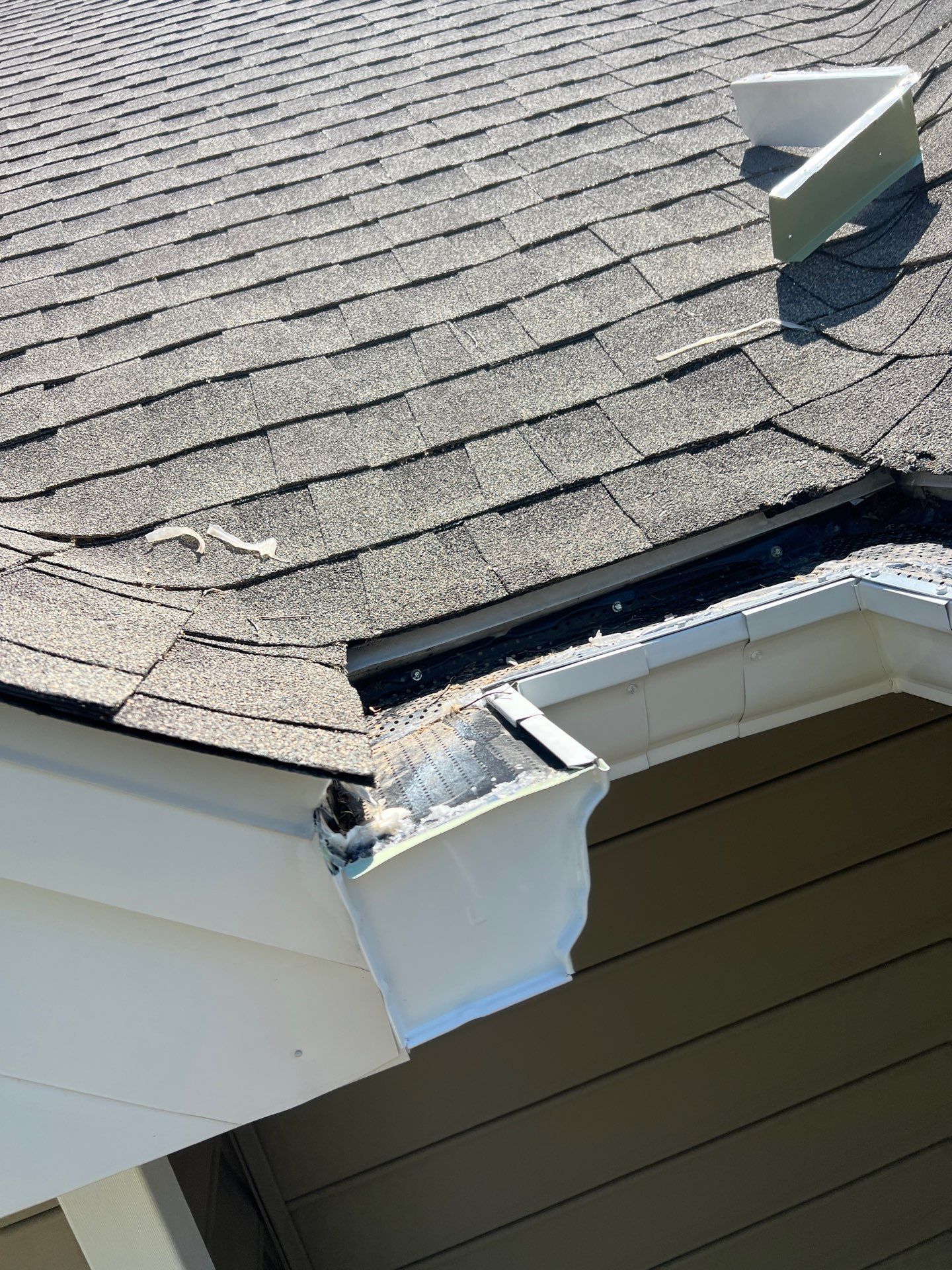 Repairing roof drainage project in East Petersburg, PA