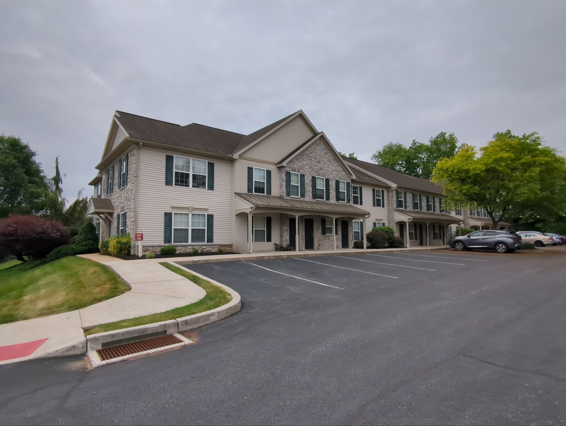 Multi-unit residential roof replacement project on Hammon Avenue in Ephrata, PA completed by Joyland Roofing using premium roofing materials.
