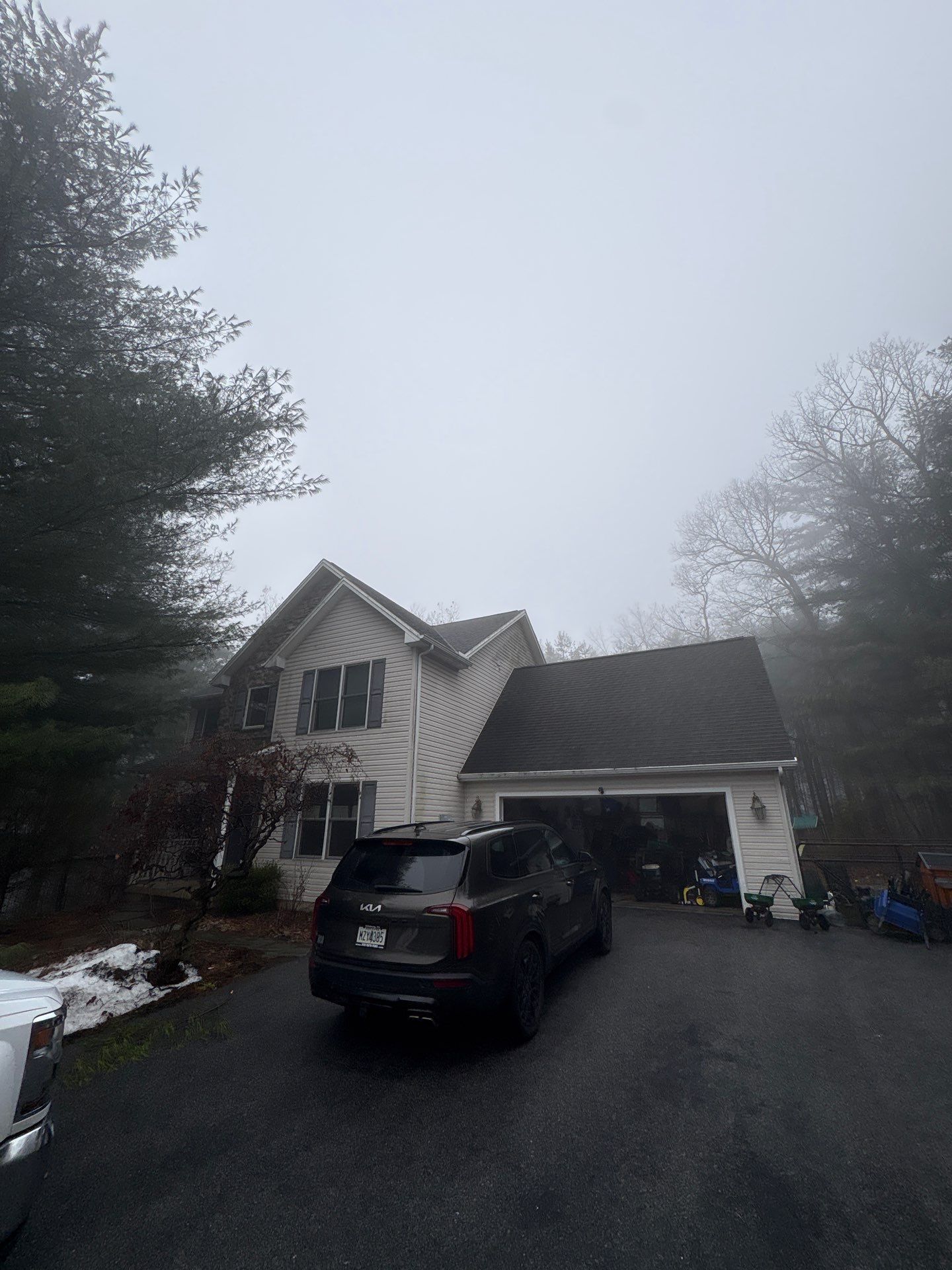 Residential roof replacement project at a home on Ken Lin Drive in Dillsburg, PA.
