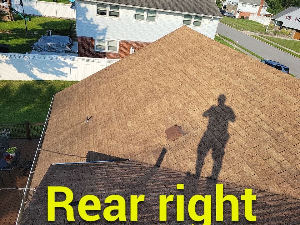 New asphalt shingle roof installation on Cypress Drive