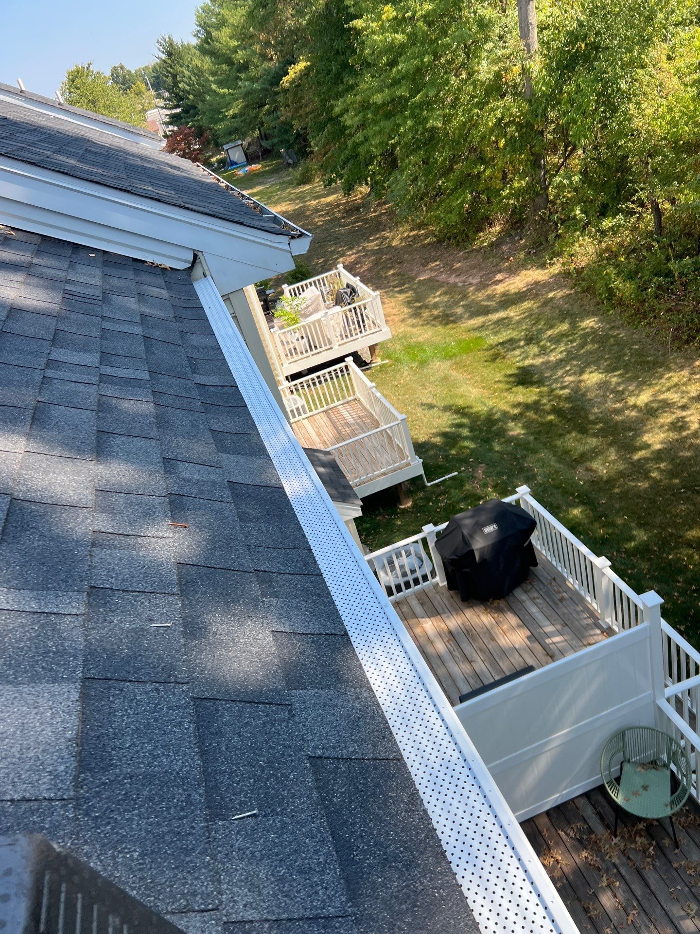 Residential roof replacement and gutter protection on Samantha Court in Lansdale, PA