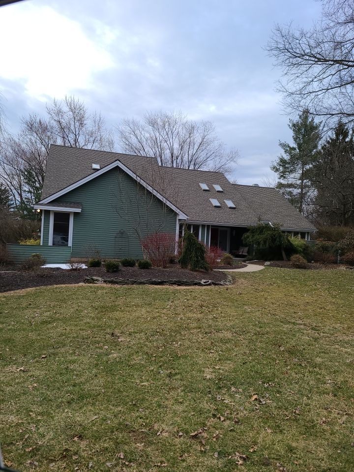 Roof replacement project on Vestra Road in North Wales, PA