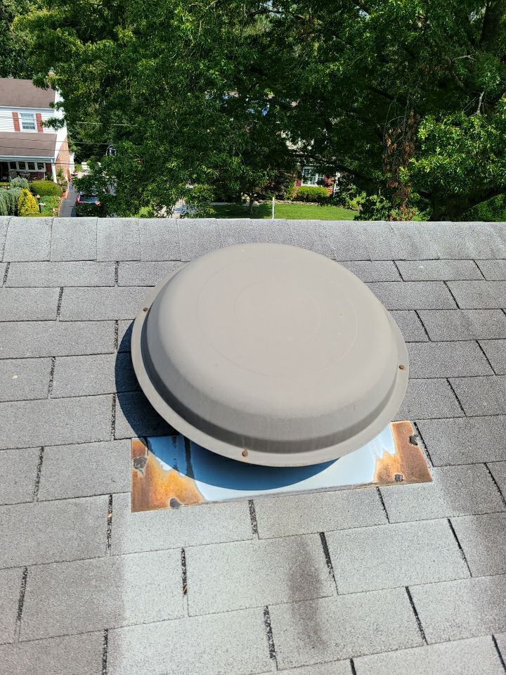 Roof vent and flashing repair on Sweetbriar Circle in King of Prussia, PA