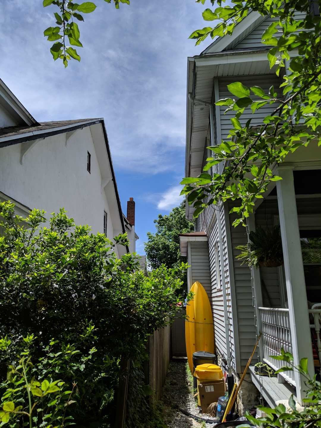 Residential roof inspection on Iona Avenue in Narberth, PA