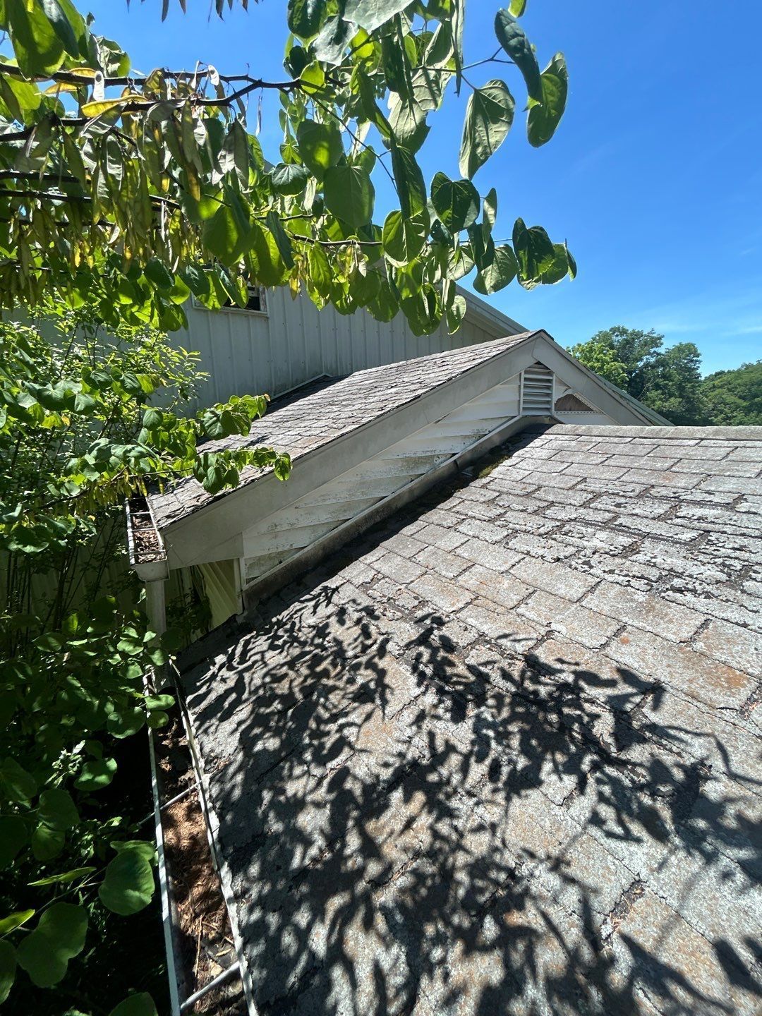 Professional roof replacement completed on Schoolhouse Road by Joyland Roofing.