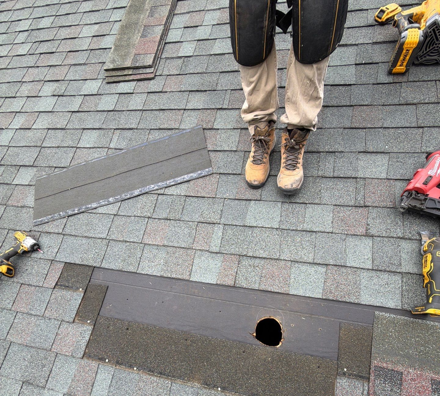 Professional gutter replacement completed on South Forge Road in Palmyra, PA by Joyland Roofing.