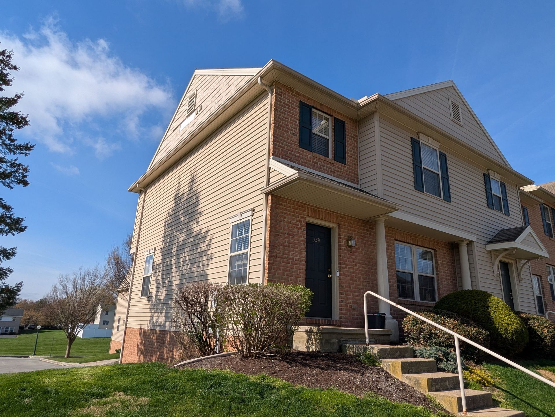 Professional asphalt shingle roof repair completed on a home on Timber Drive in Mountville, PA.