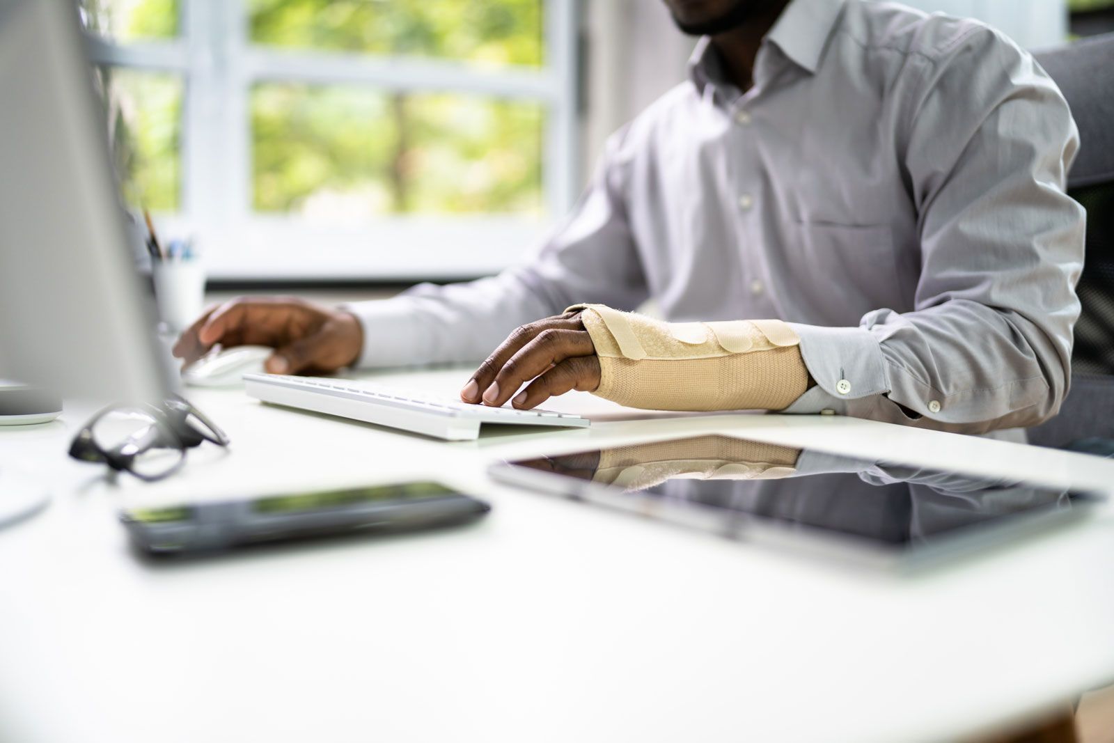 Worker 's Injured Arm — Rock Hill, S.C. — Love-Sloan Law