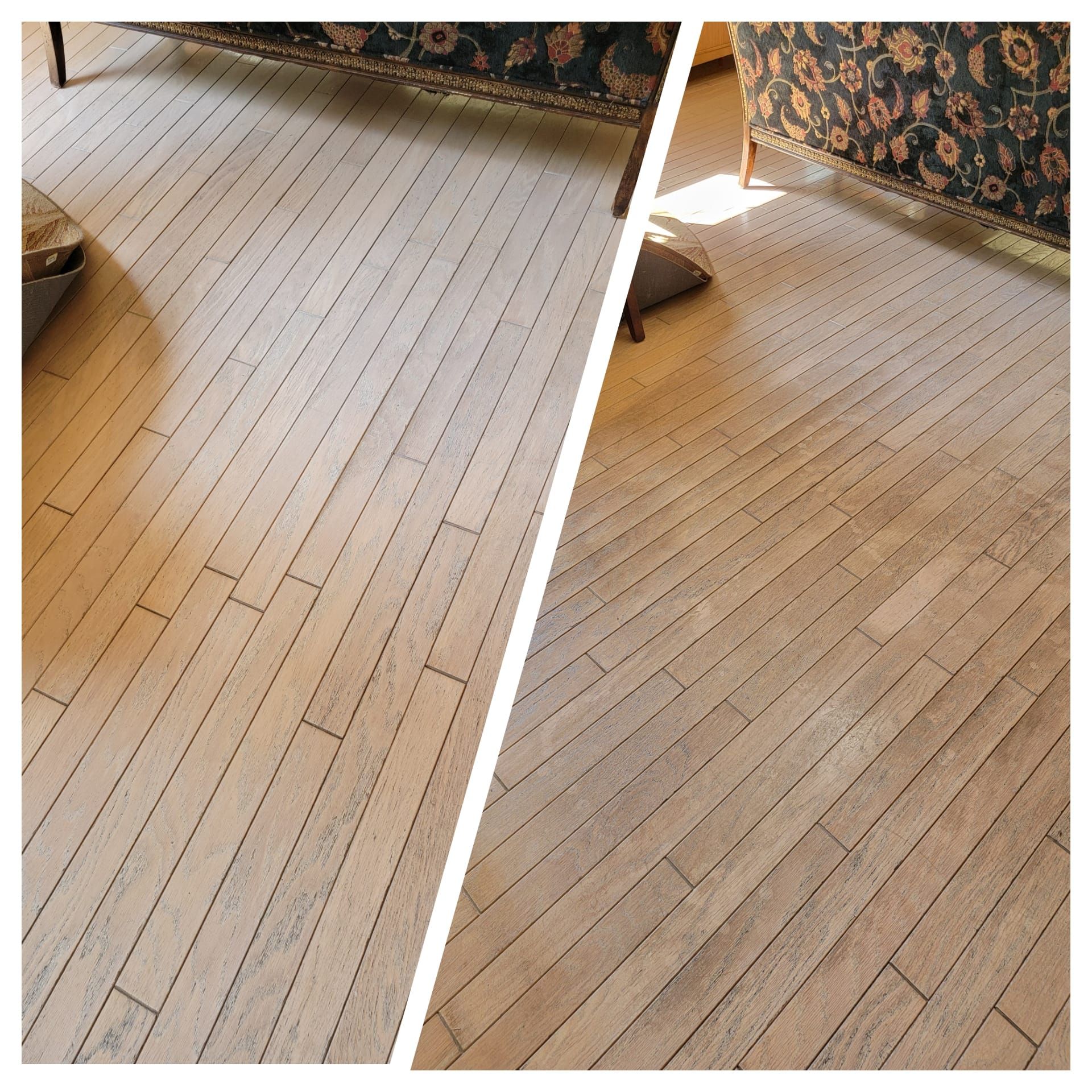 After photo of a wooden floor