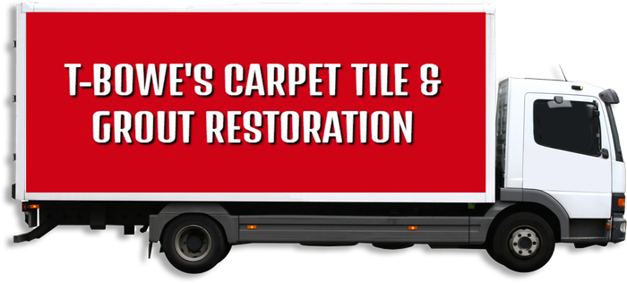 A white truck with a red sign A white truck with a red sign