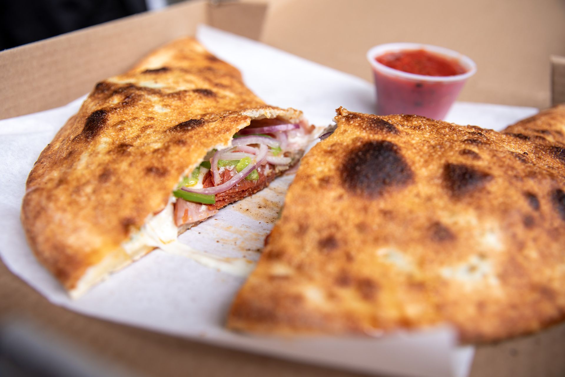Calzone from East Coast Pizza