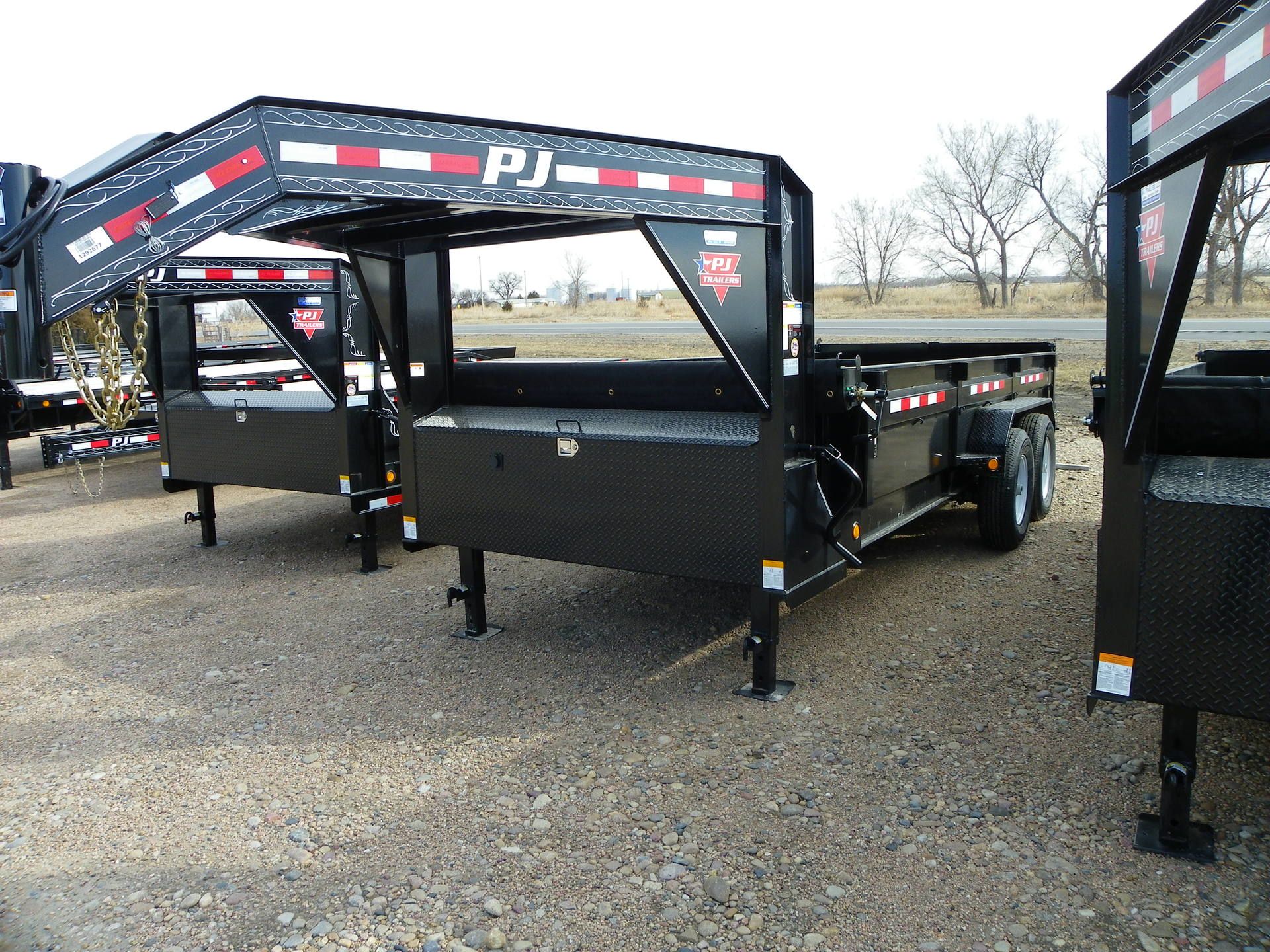 PJ Trailers 16’ GN Low Pro Dump Trailer
