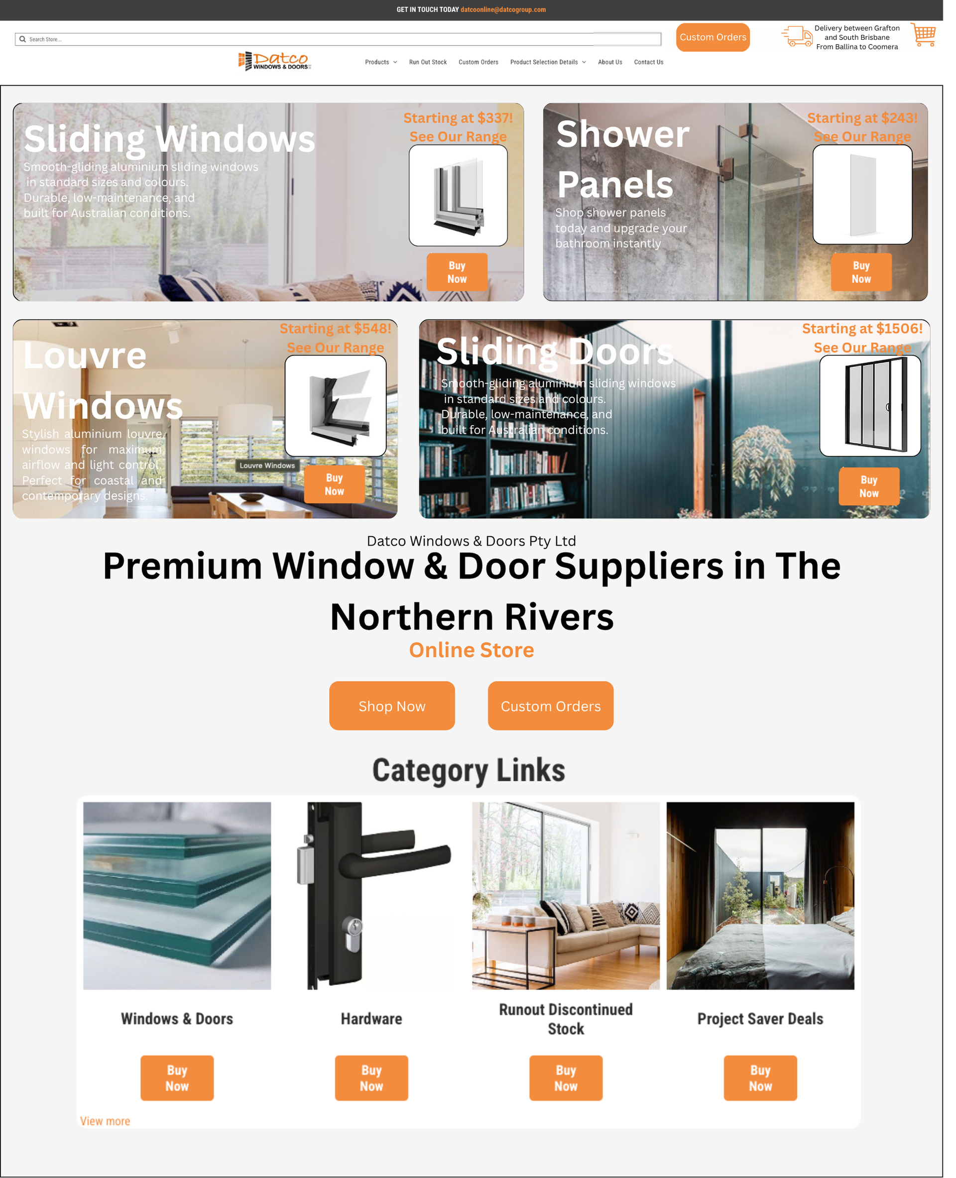Datco Windows & Doors Online — Datco Windows & Doors Pty Ltd In South Murwillumbah, NSW