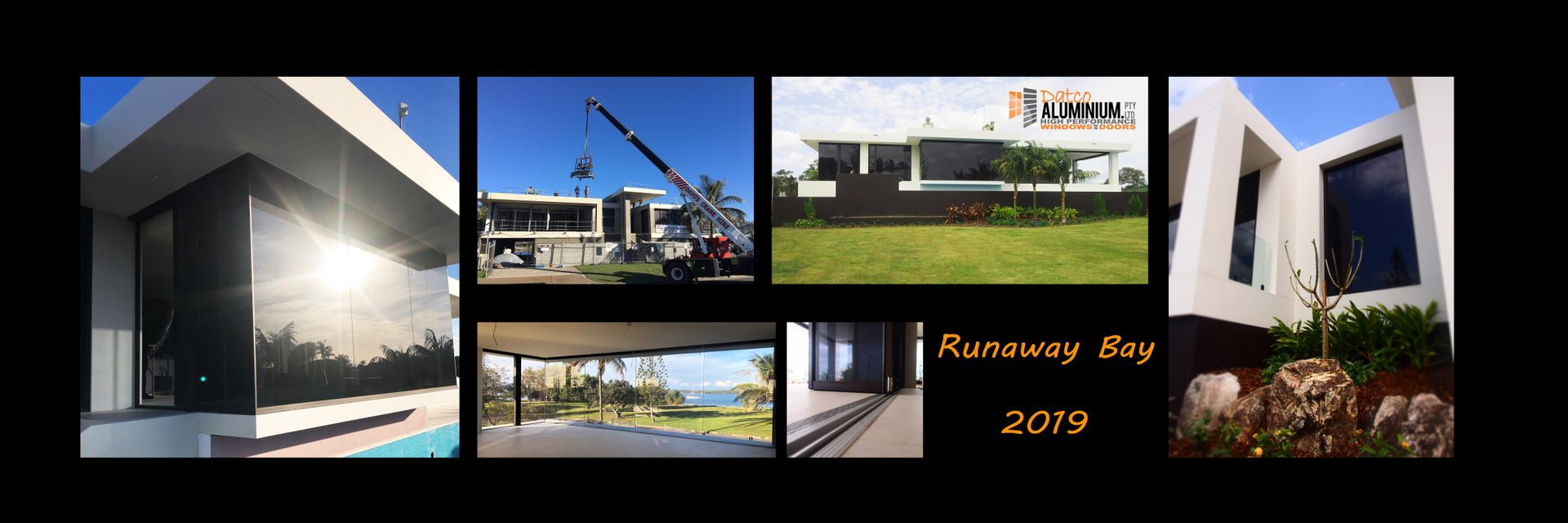 A collage of pictures of a house with the year 2009 on the bottom