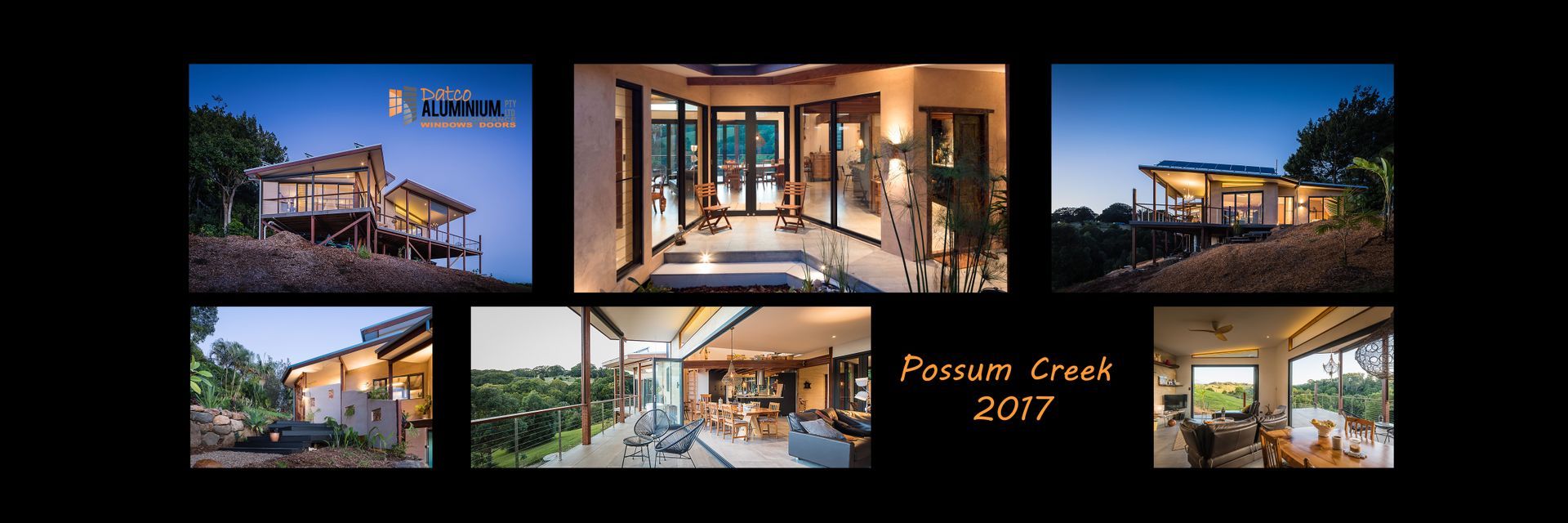 A collage of pictures of a house with the year 2017 on the bottom